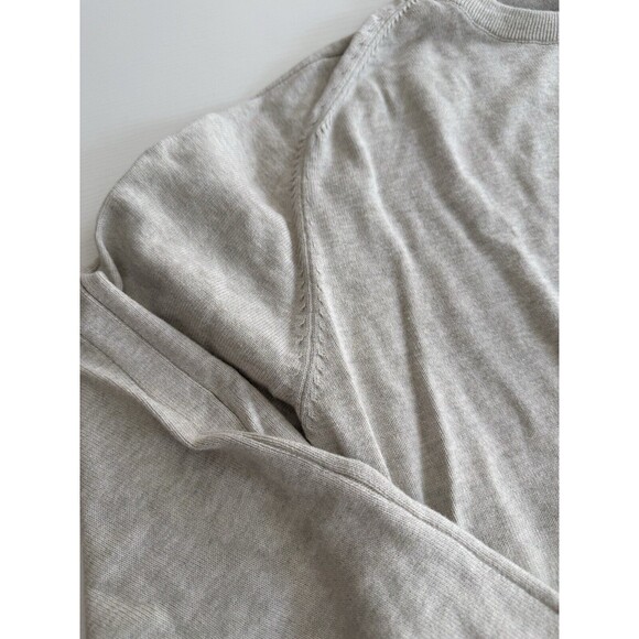 Nautica Mens Light Grey Crew Neck Knit Sweater XL - Picture 2 of 11